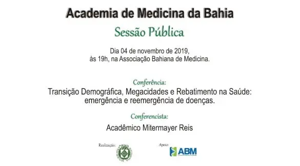 ABM sedia Sessão Pública da Academia de Medicina da Bahia