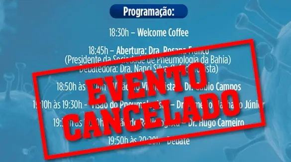 Evento Cancelado!!!