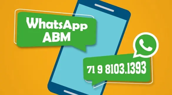 Inscreva-se na lista de transmissão do WhatsApp da ABM