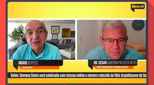Assista à entrevista do presidente da ABM, Dr. César Amorim, na Rádio Metrópole