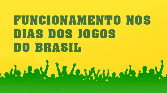 Confira os horários de funcionamento da ABM nos dias de jogos do Brasil na Copa do Mundo 