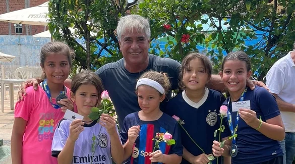 Festival de futebol feminino infantil é realizado na Sede Social da ABM.