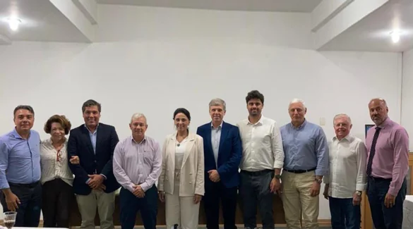 A diretoria da Associação Bahiana de Medicina recebeu representantes da Rede Mater Dei
