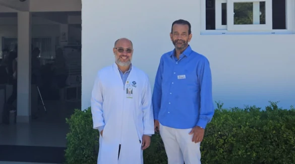 Dr. Robson visita o hospital da obesidade