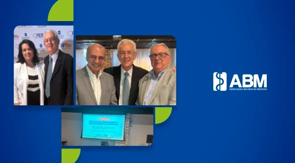 Representando o presidente da Associação Bahiana de Medicina (ABM), Dr. Robson Moura, o diretor Dr. Jorge Jambeiro participou do seminário “Desafios do Financiamento do SUS: Experiências Estaduais”