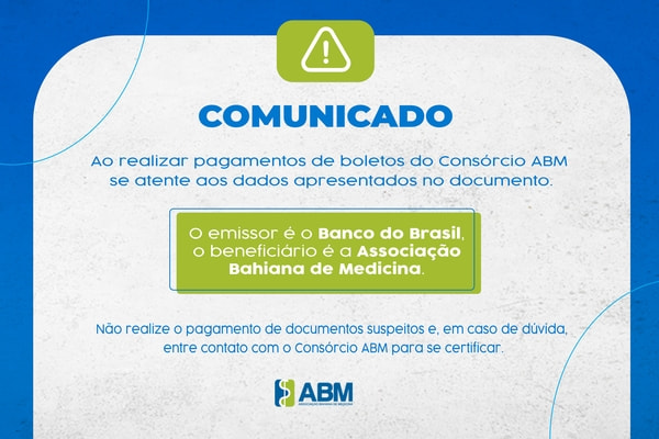 Comunicado Consórcio ABM